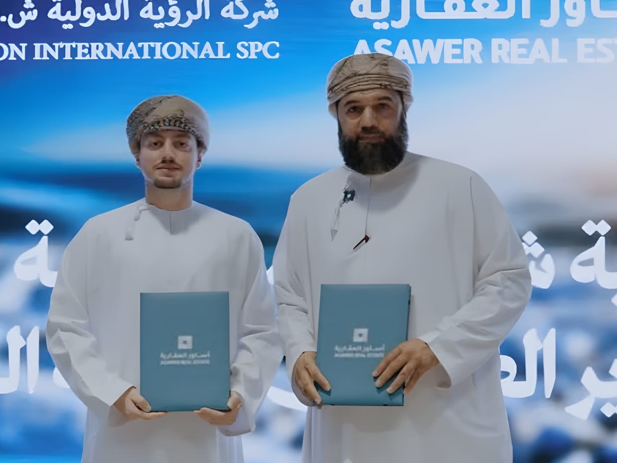 Vision International and Asawer Real Estate signing their strategic partnership, June 2026